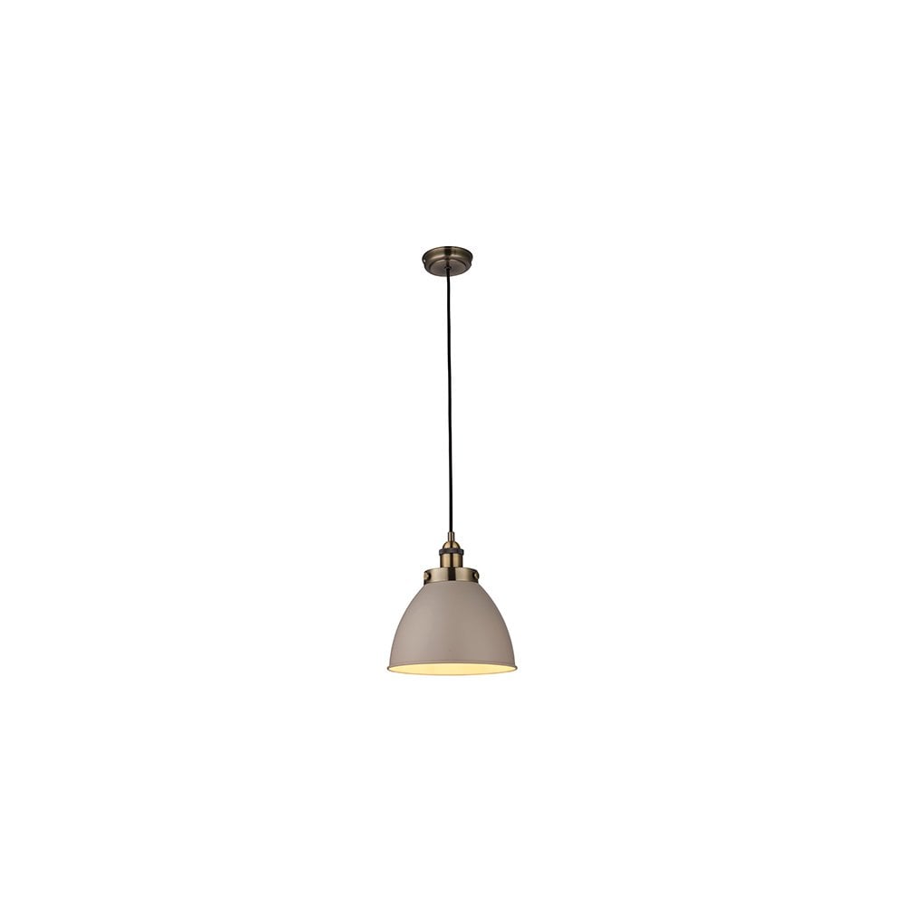 Franklin Single Pendant in Taupe Dia 235mm