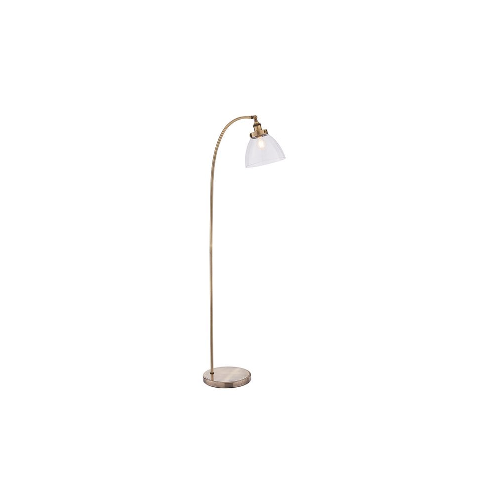 Hansen Floor Lamp in Antique Brass