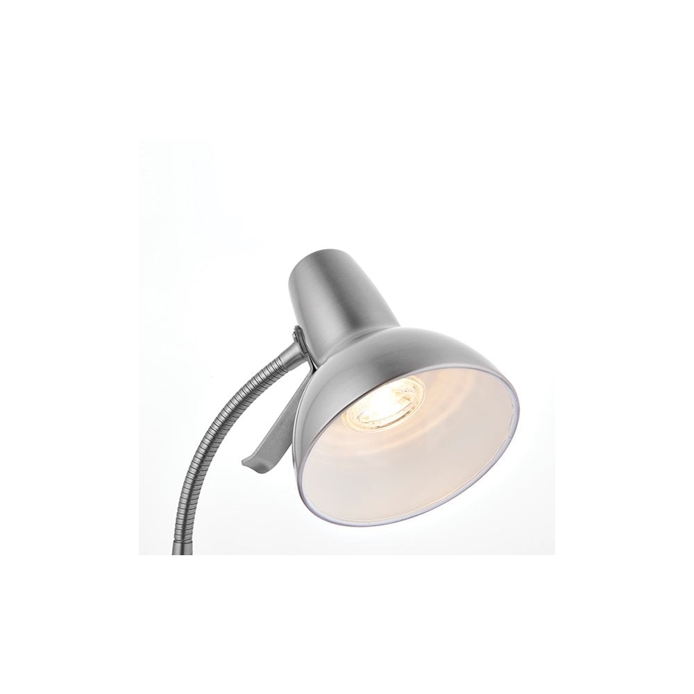 Amalfi Table Lamp in Satin Nickel