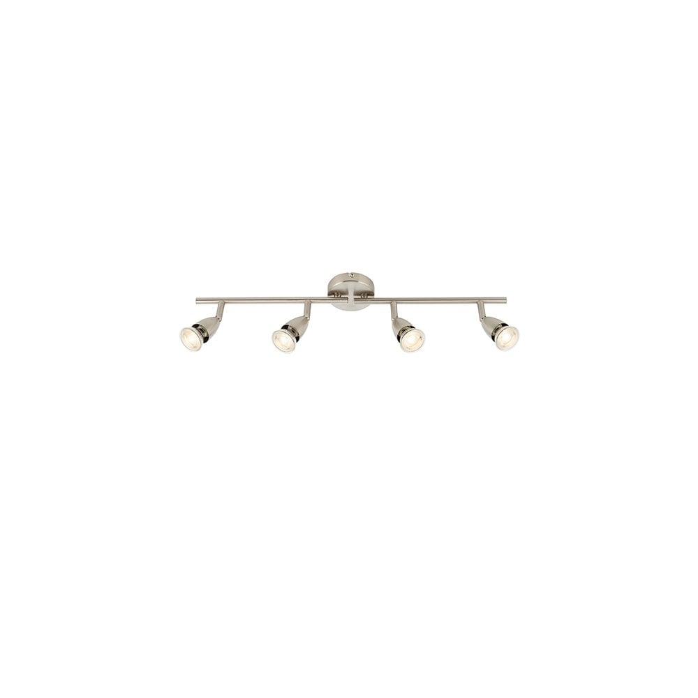 Amalfi 4 Light Spotlight Bar in Satin Nickel