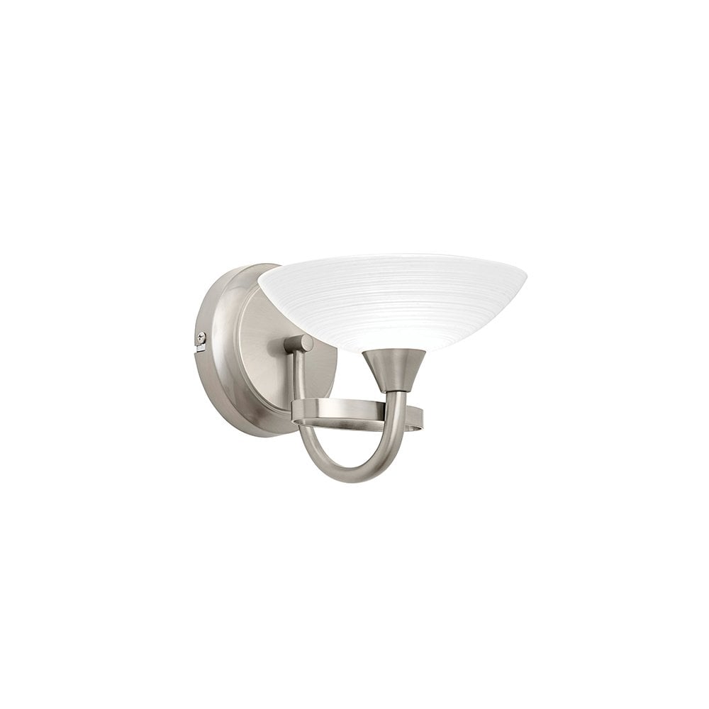 Cagney Wall Light in Satin Chrome
