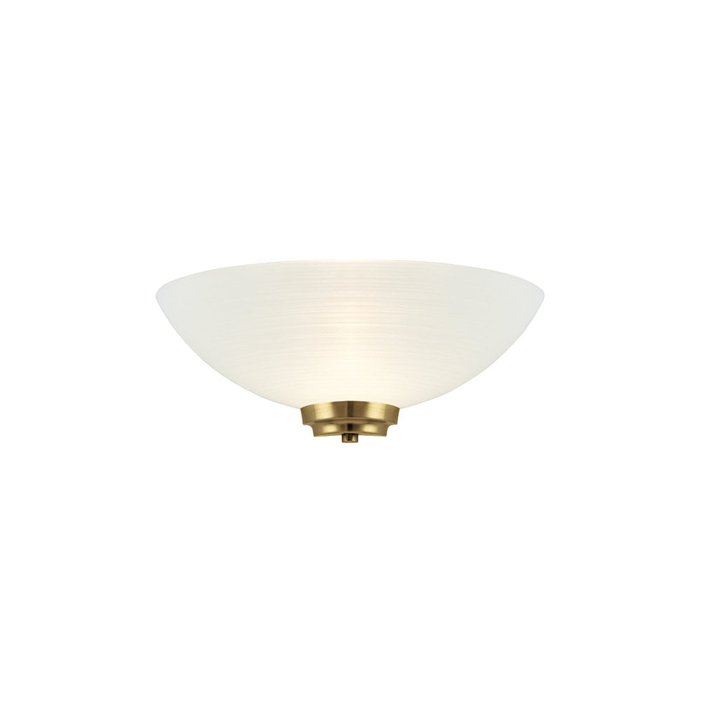 Welles Antique Brass Wall Light