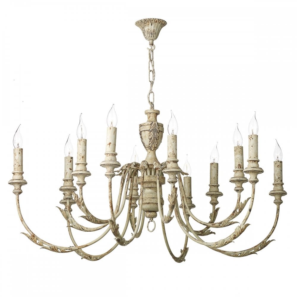 Emile 12 Light Pendant Rustic French
