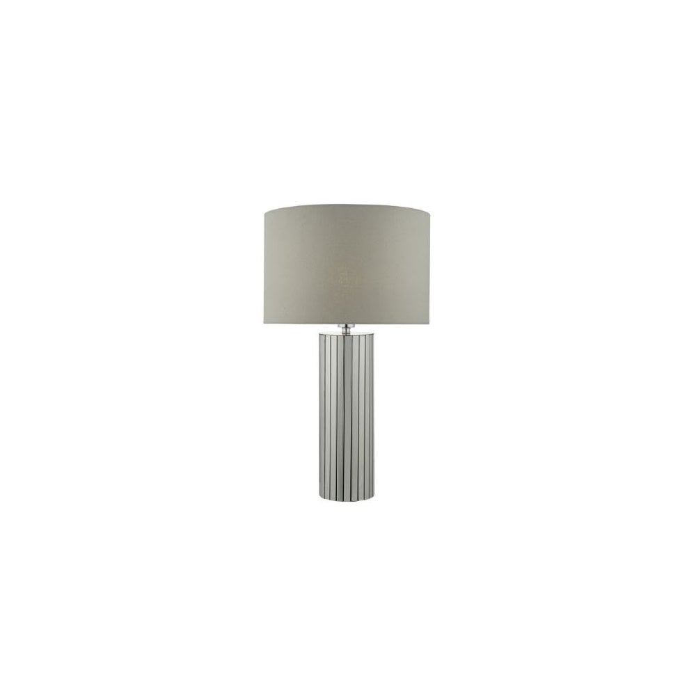 Cassandra Table Lamp Polished Chrome Complete With Shade