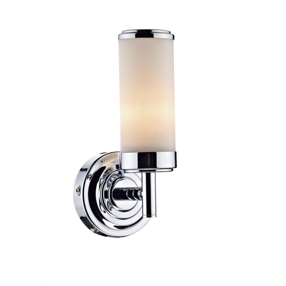 Century 1-Light Polished Chrome Bathroom Wall Bracket