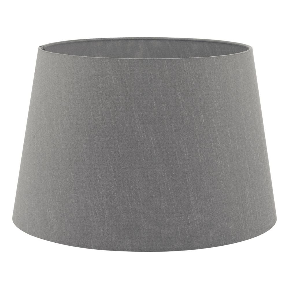 Cezanne French Drum 35cm Slate Faux Silk Tapered Drum