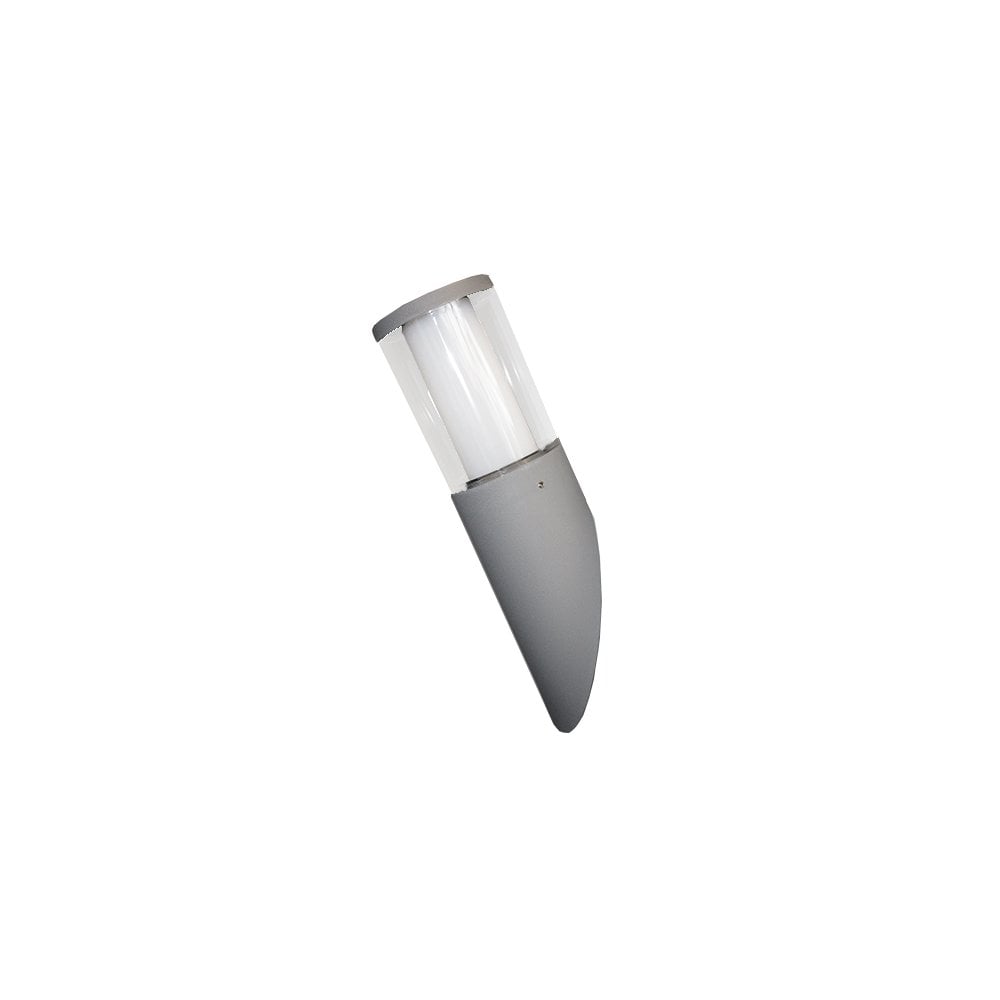 Carlo Grey Clear LED 3.5W Angled Wall Light
