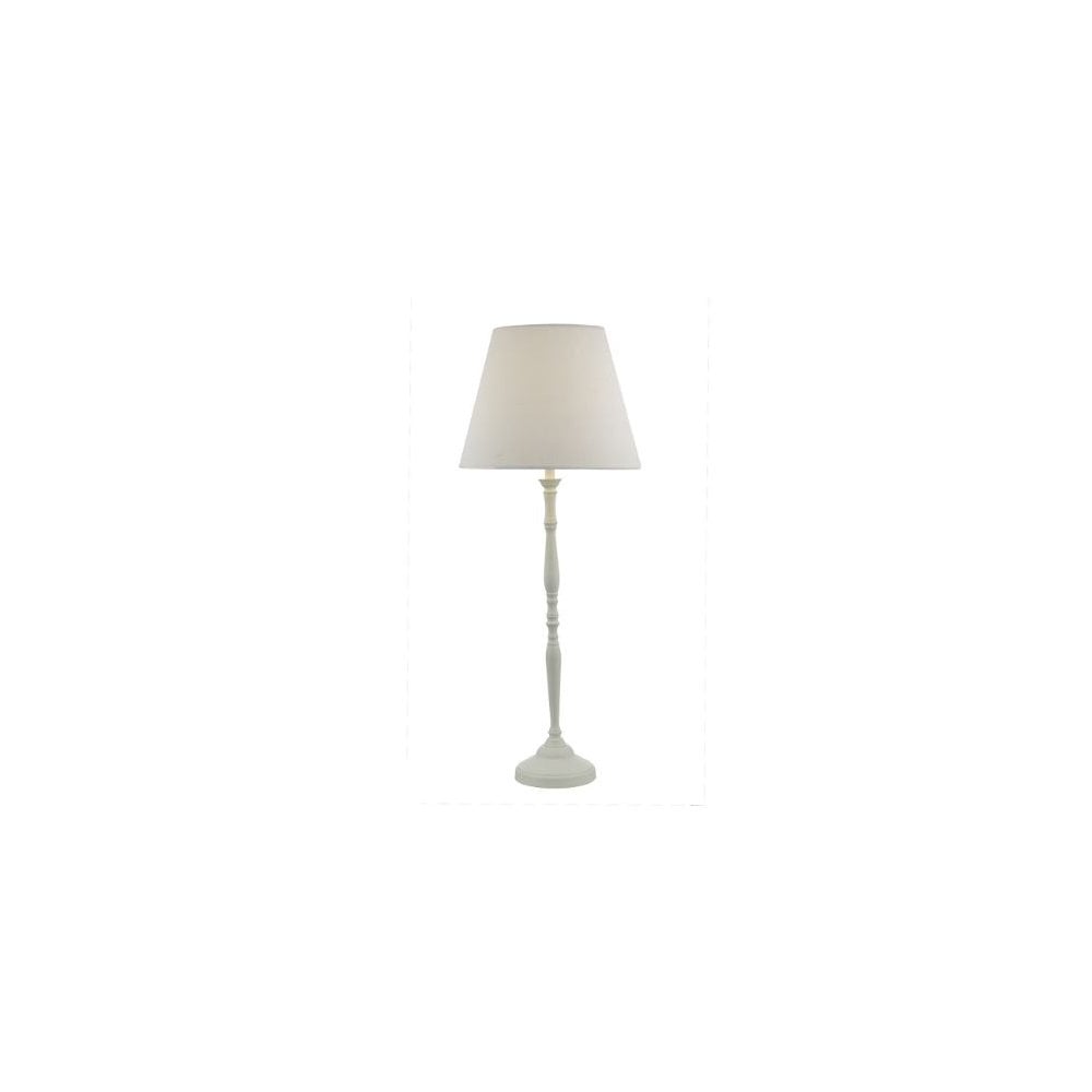 Joanna Table Lamp White Complete With Shade