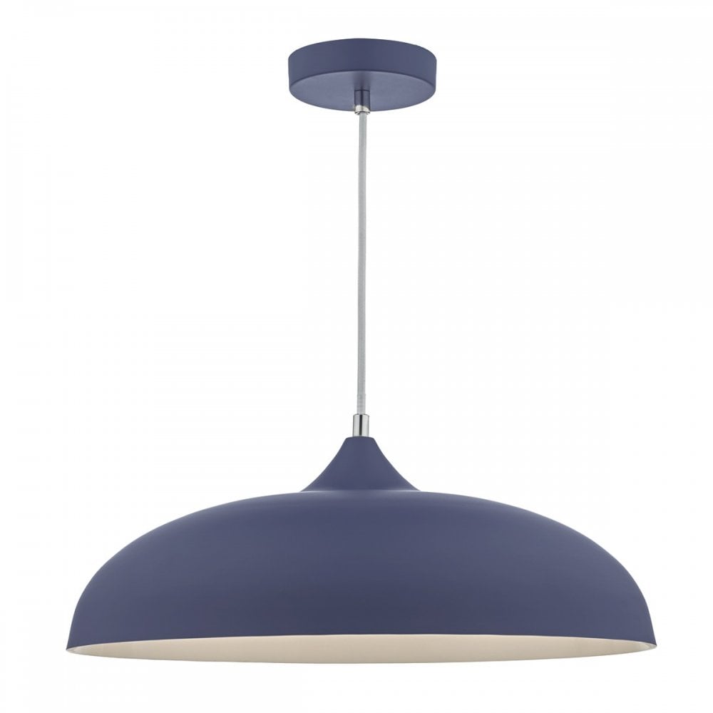 Kaelan 1 Light Pendant Blue & White