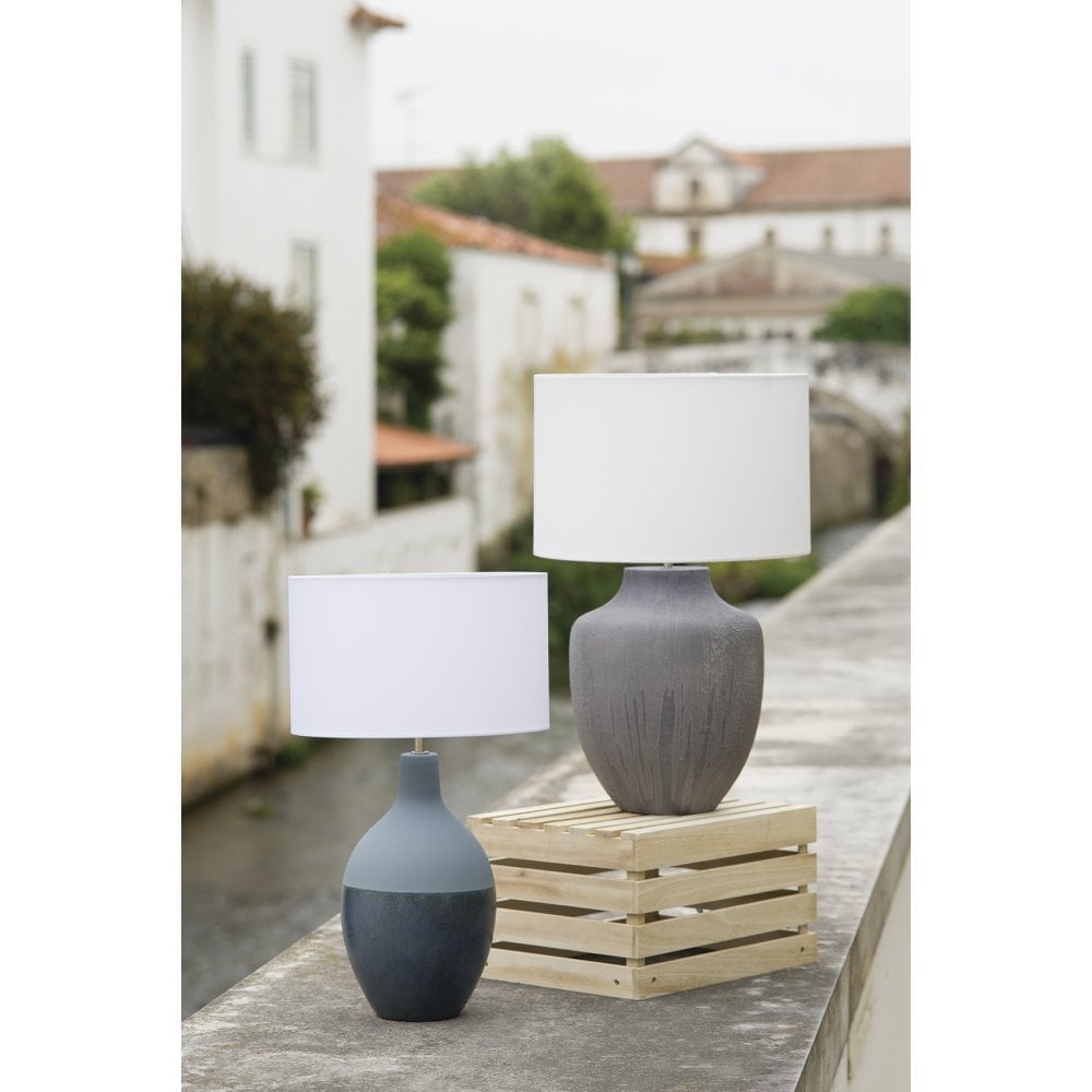Udine Table Lamp in Grey Finish