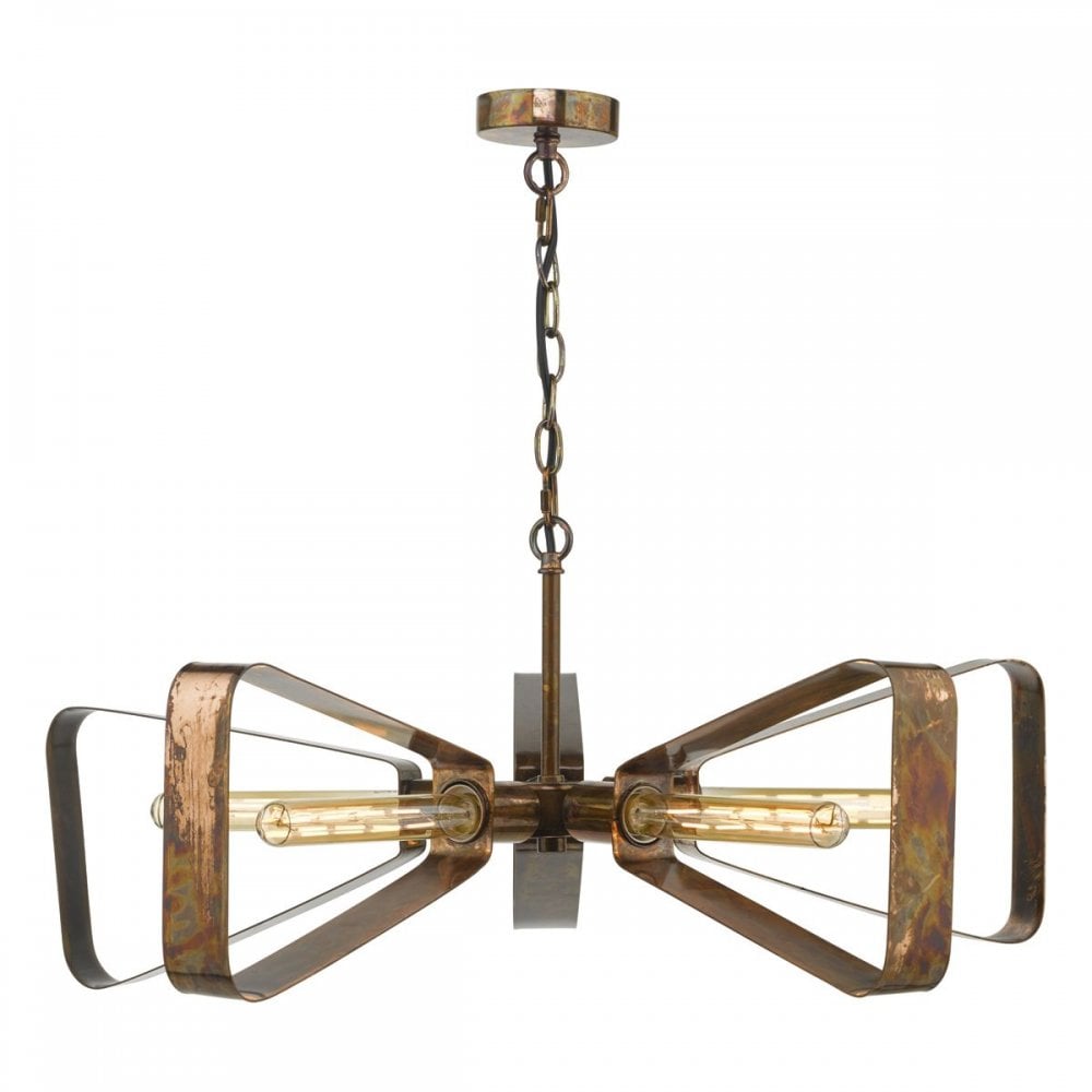Yavanna 5 Light Pendant in Oiled Copper