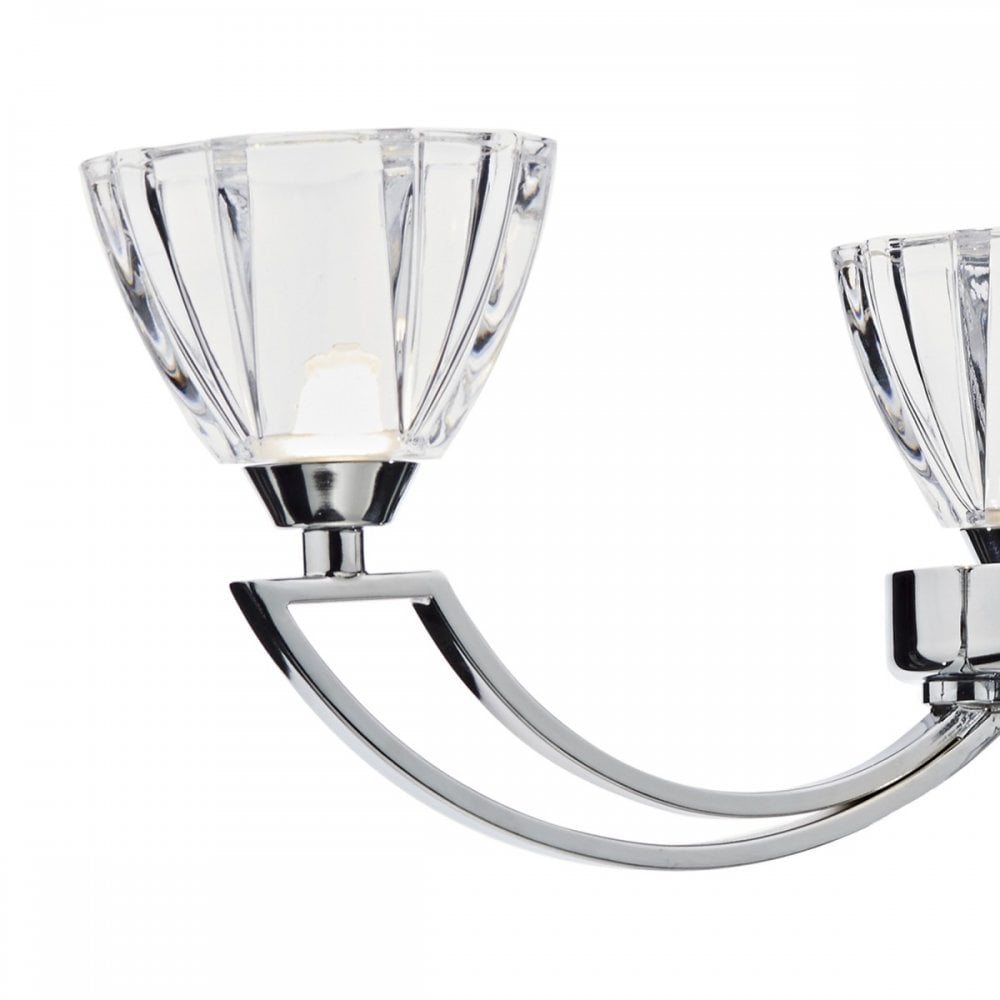 Vito 3 Light Semi Flush in Polished Chrome