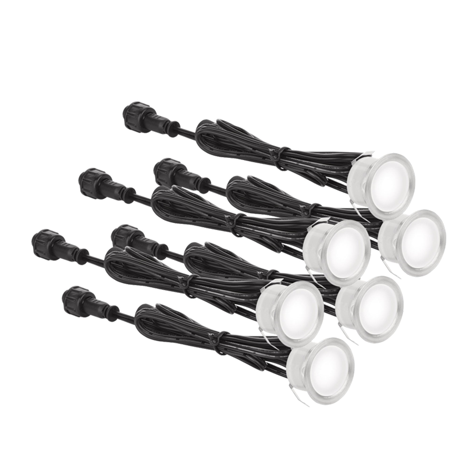 M-Lite IP67 4000K LED Deck Light Kit 6 Pack Kit
