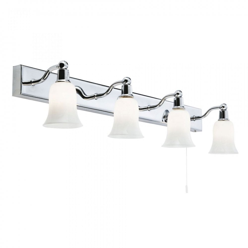 Belvue Bathroom 4 Light LED Wall Light Bar IP44