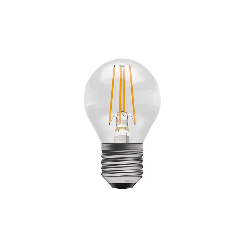 4W LED Filament Round - ES, Clear, 2700K