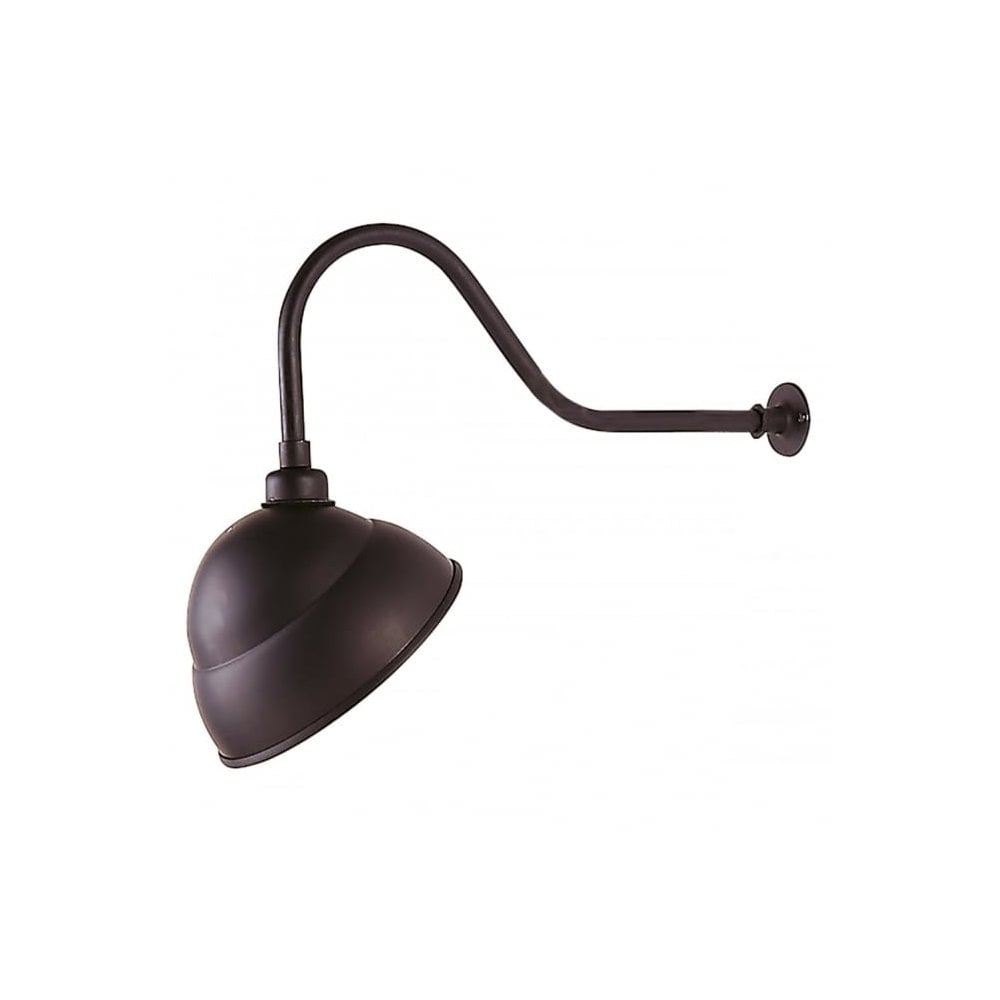 Swan Neck Sign Light in Black Finish