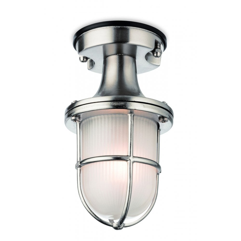 Nautic Outdoor Light in Nickel Finish IP54