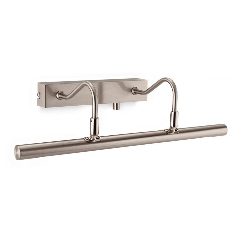 455mm Brushed Steel Dimmable LED Picture Light