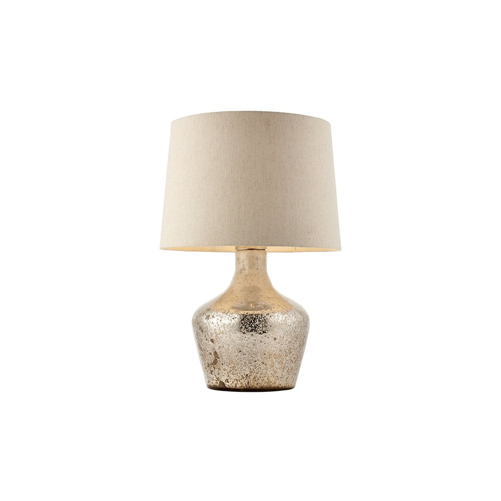 Meteora Vintge White Table Lamp C/W Shade