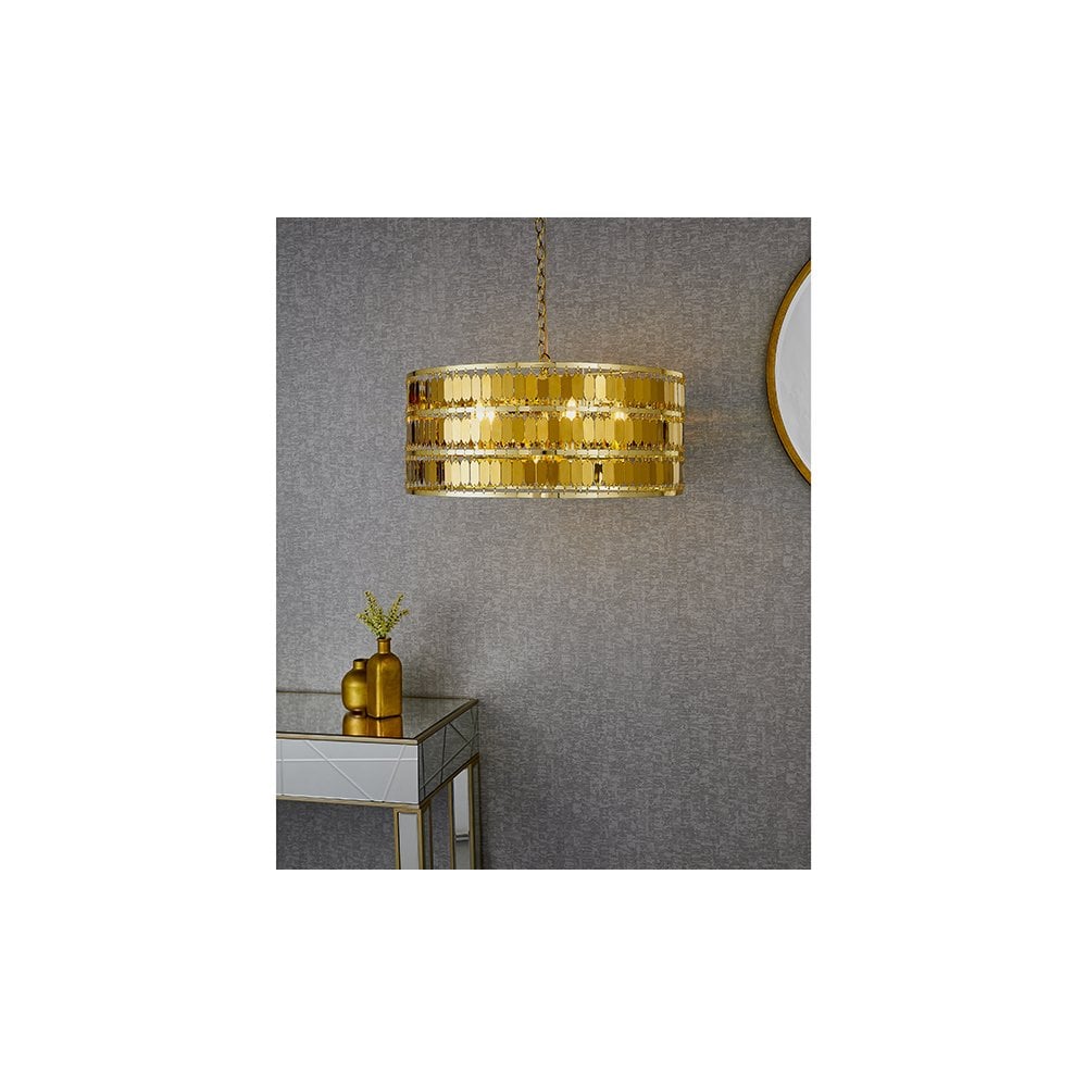 Eldora 5 Light Gold Pendant