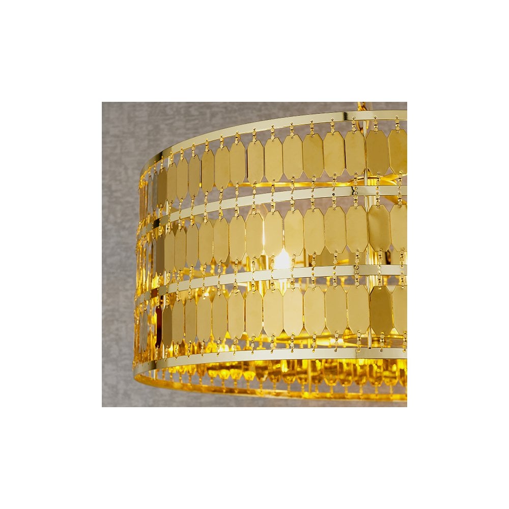 Eldora 5 Light Gold Pendant