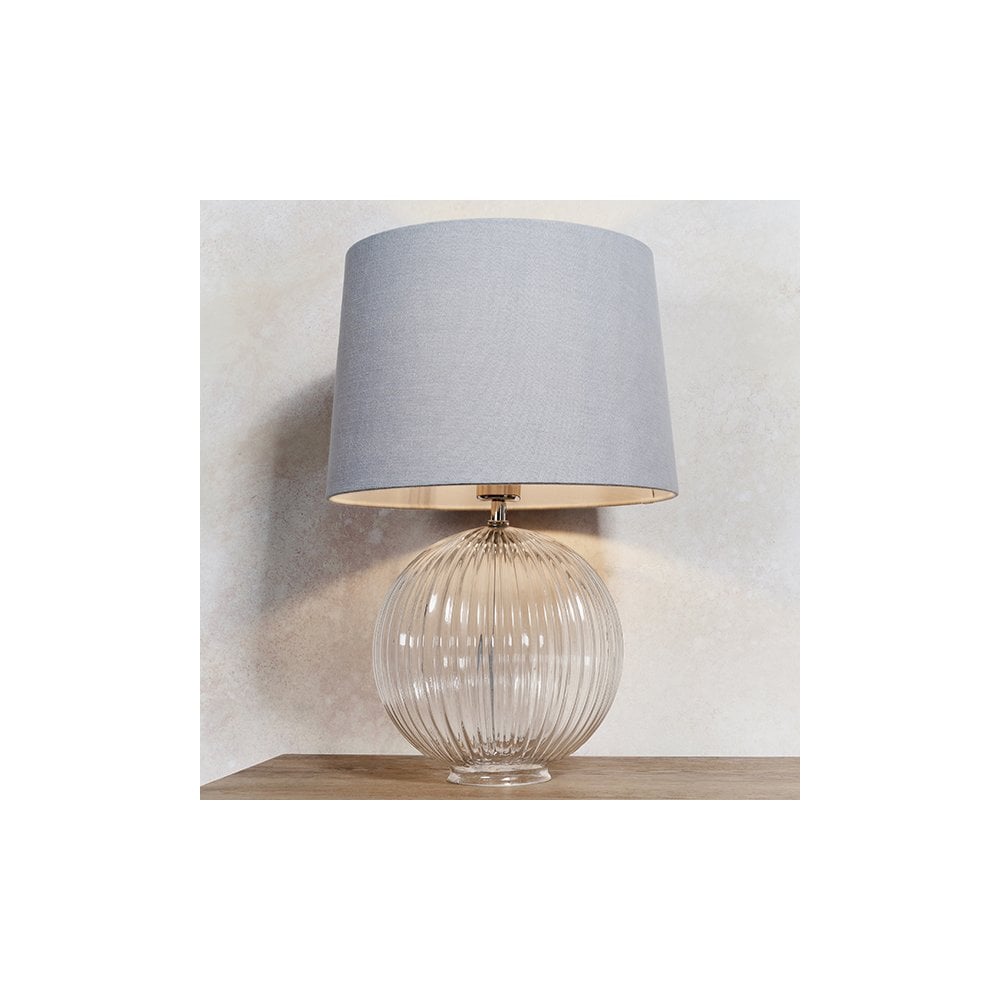 Jemma Clear Glass Table Lamp