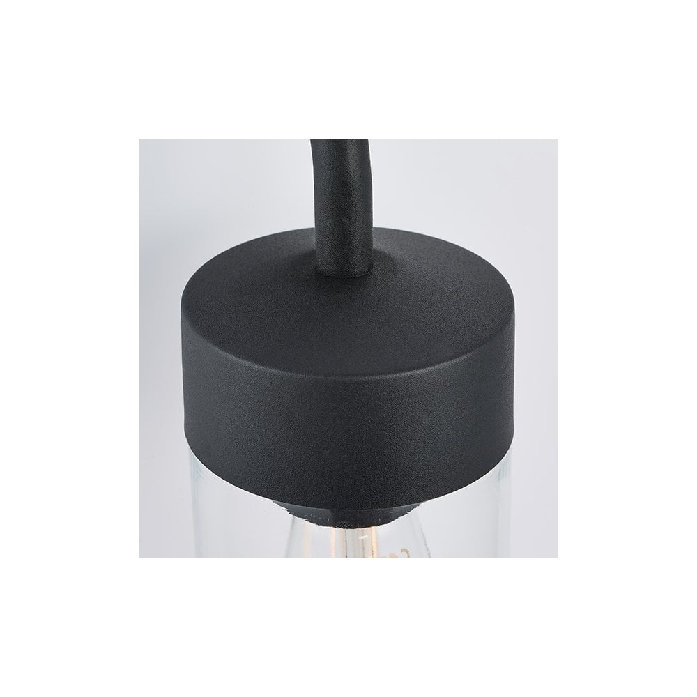 North Outdoor Wall Light in Matt Black Finish