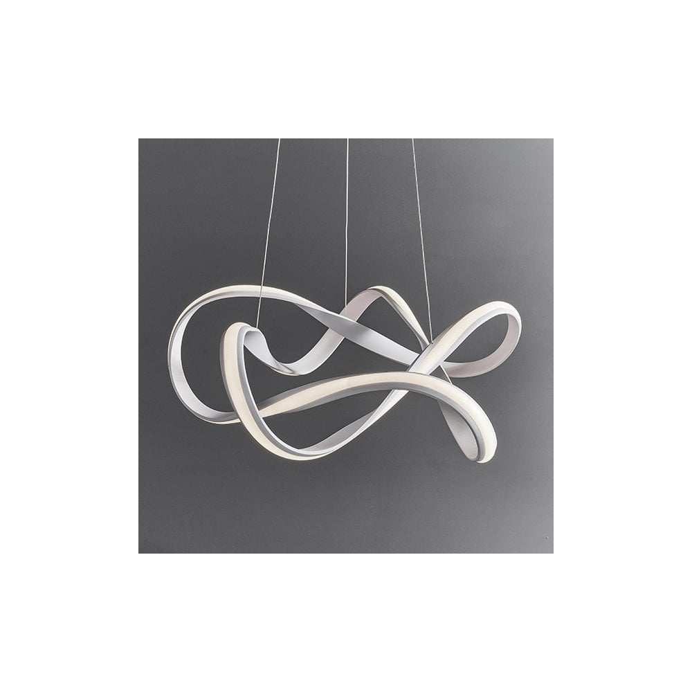 Synergy 44W LED Pendant in Sand White Finish Dia630mm