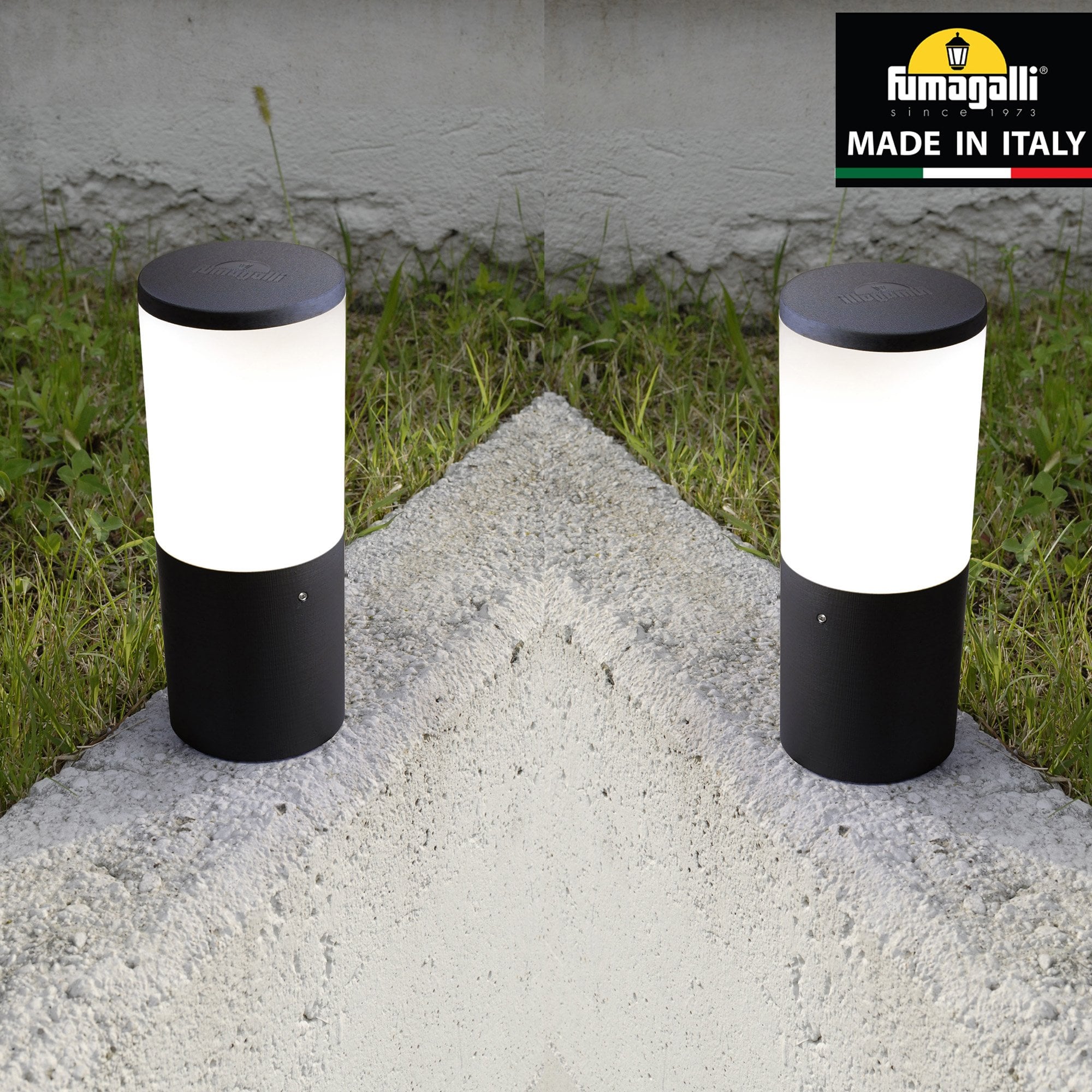Amelia 250mm Black Opal LED 6W Bollard Post Light