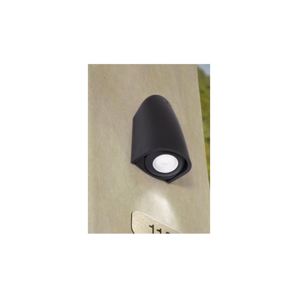 Mamete Round Black LED 1.7W Single Wall Light