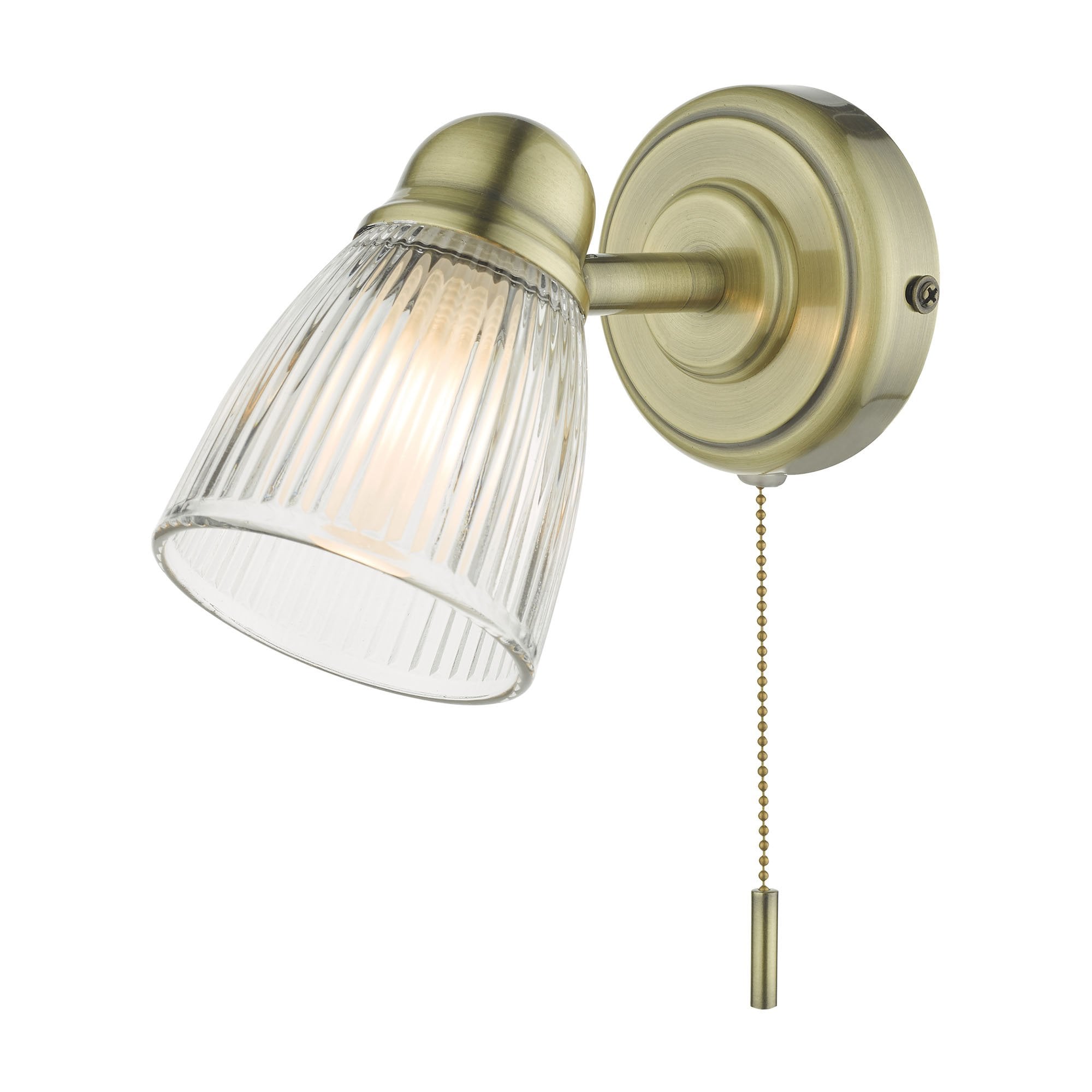 Cedric Single Spotlight Antique Brass
