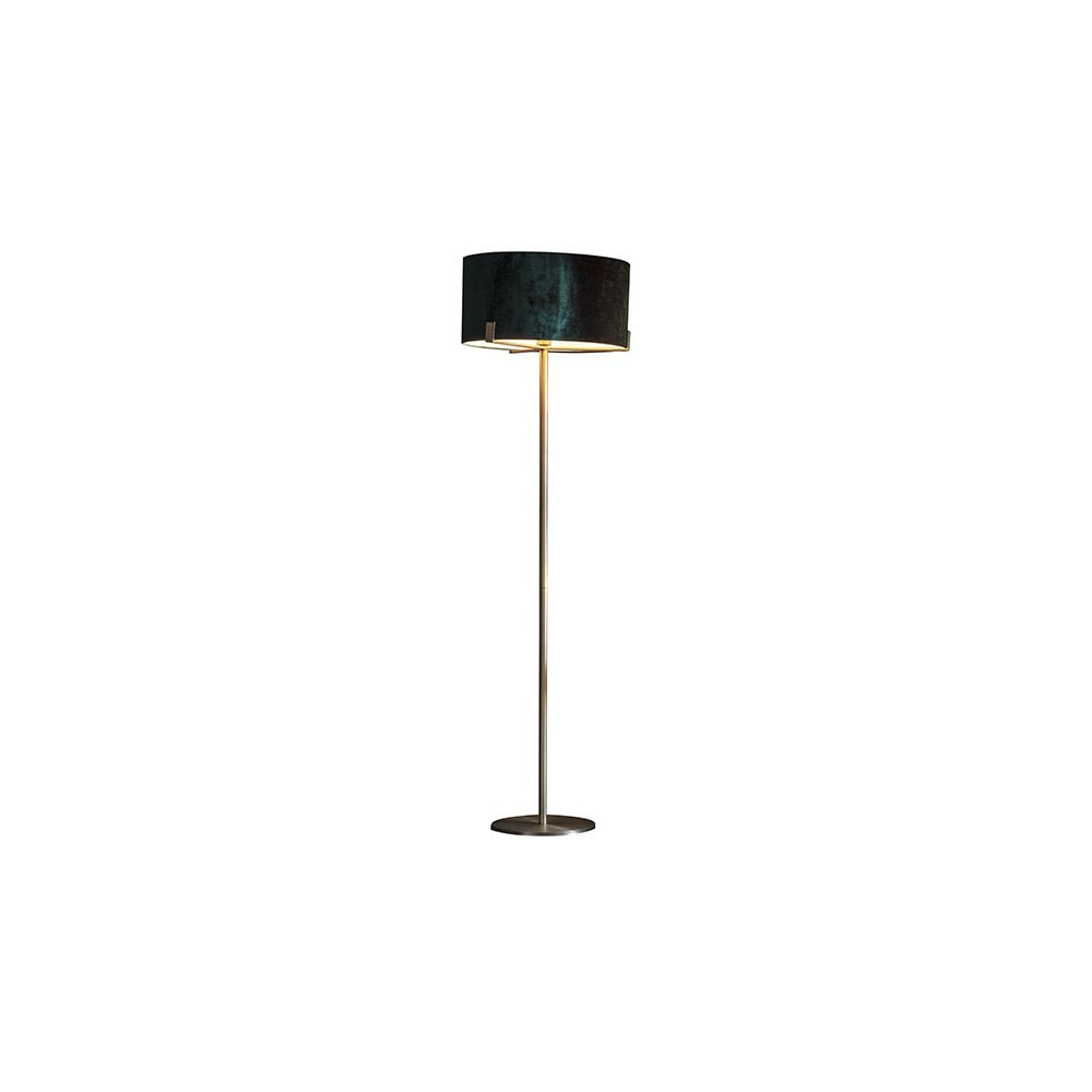 Hayfield Floor Light in Matt Antique Brass