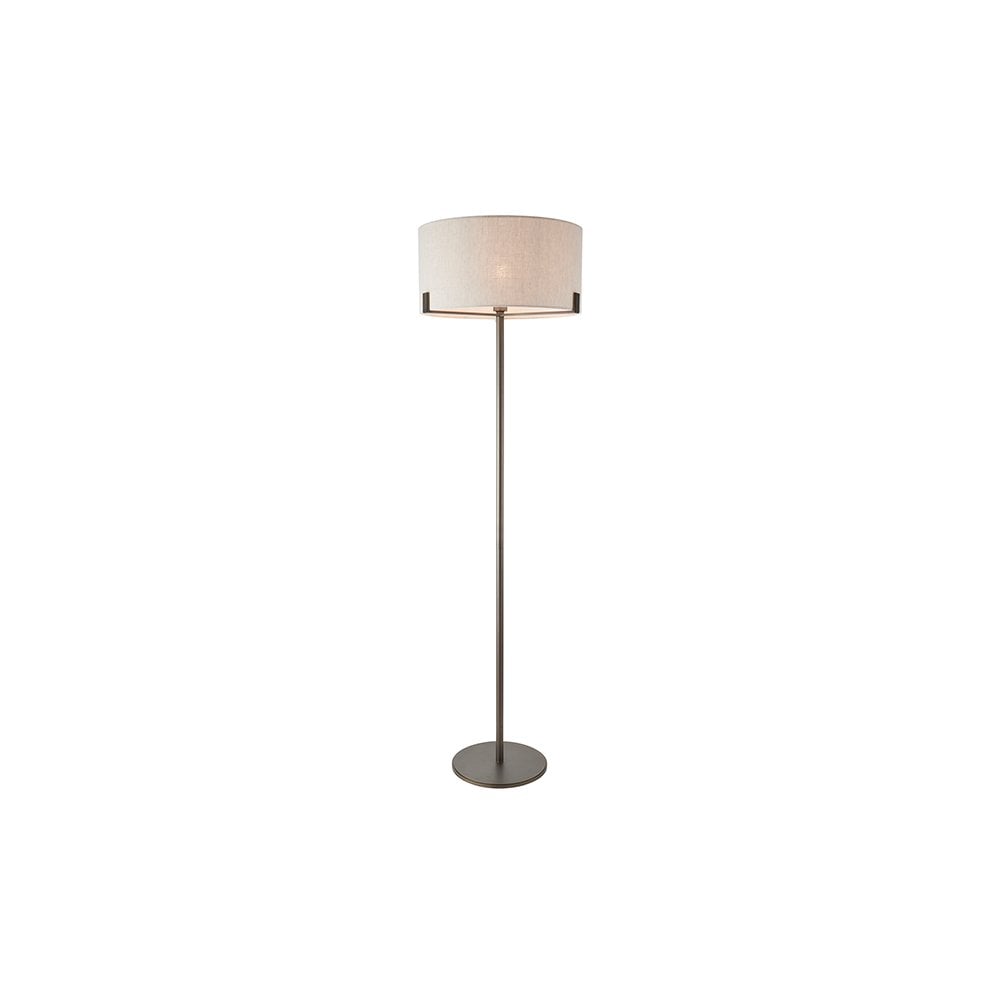 Hayfield Floor Light in Brushed Bronze