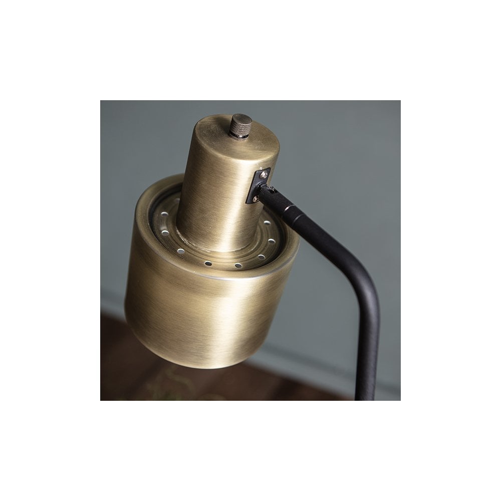 Mayfield Table Lamp in Matt Antique Brass Finish