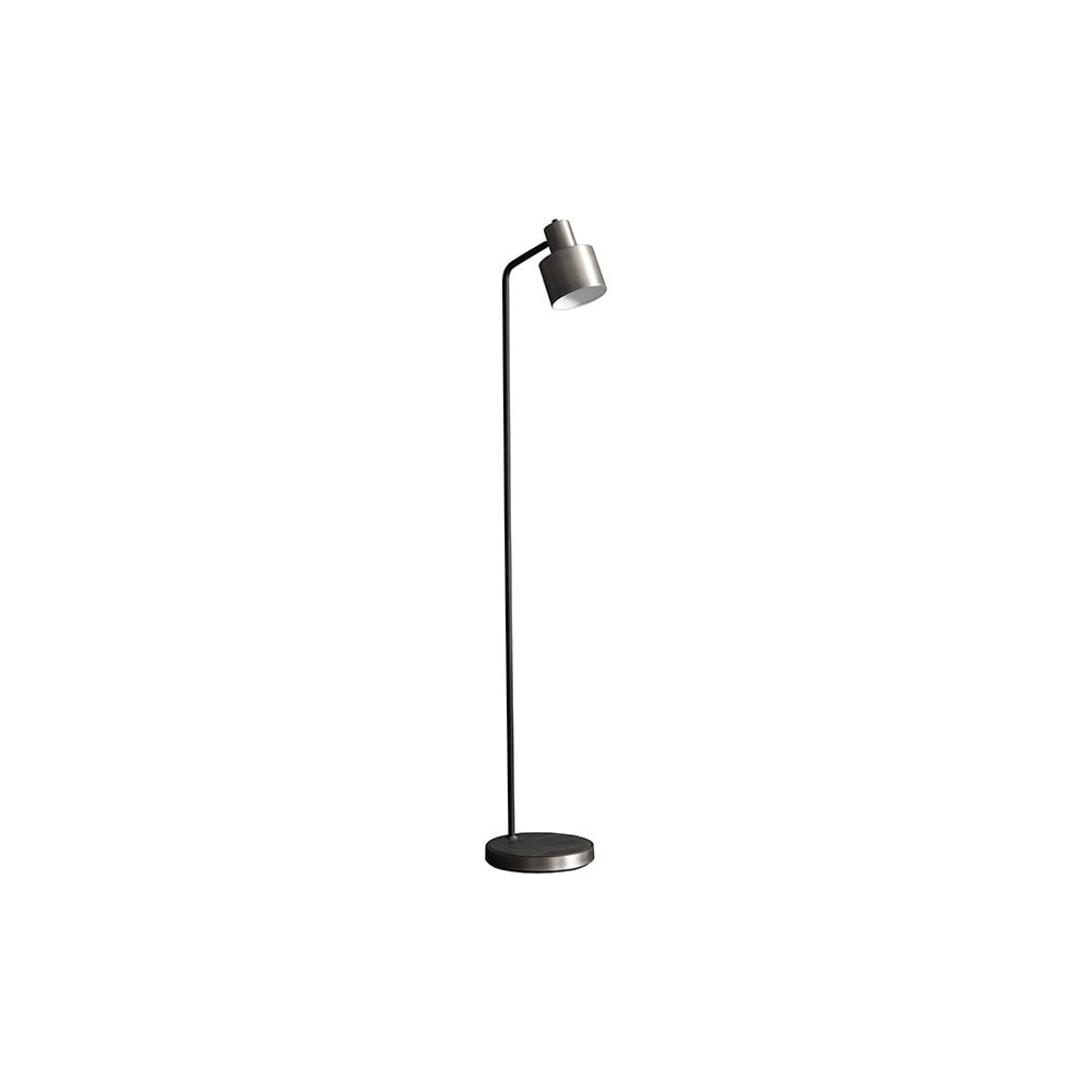 Mayfield Floor Lamp in Brushed Silver Finish