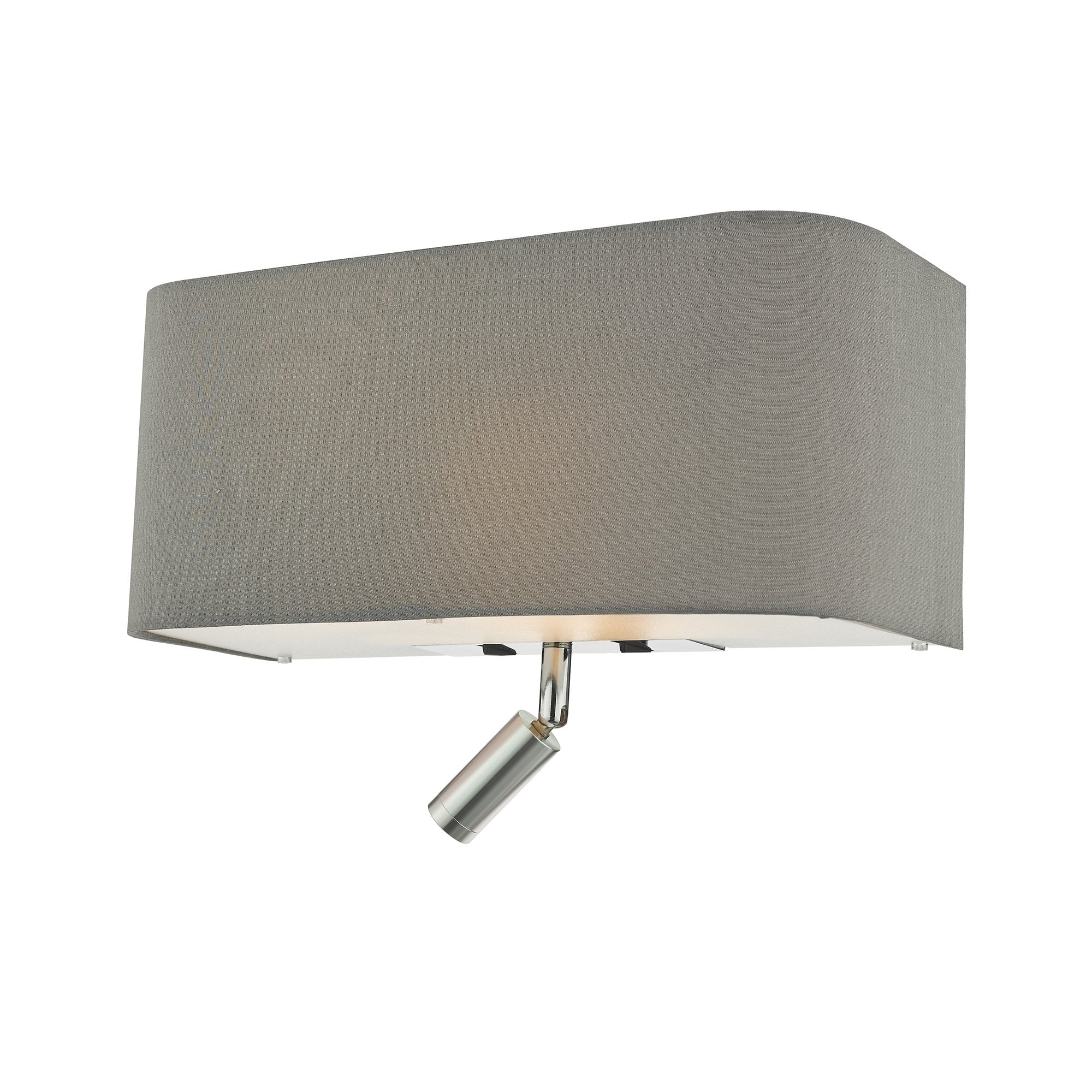 Ronda 3 Light Wall Light Grey With LED Reading Light