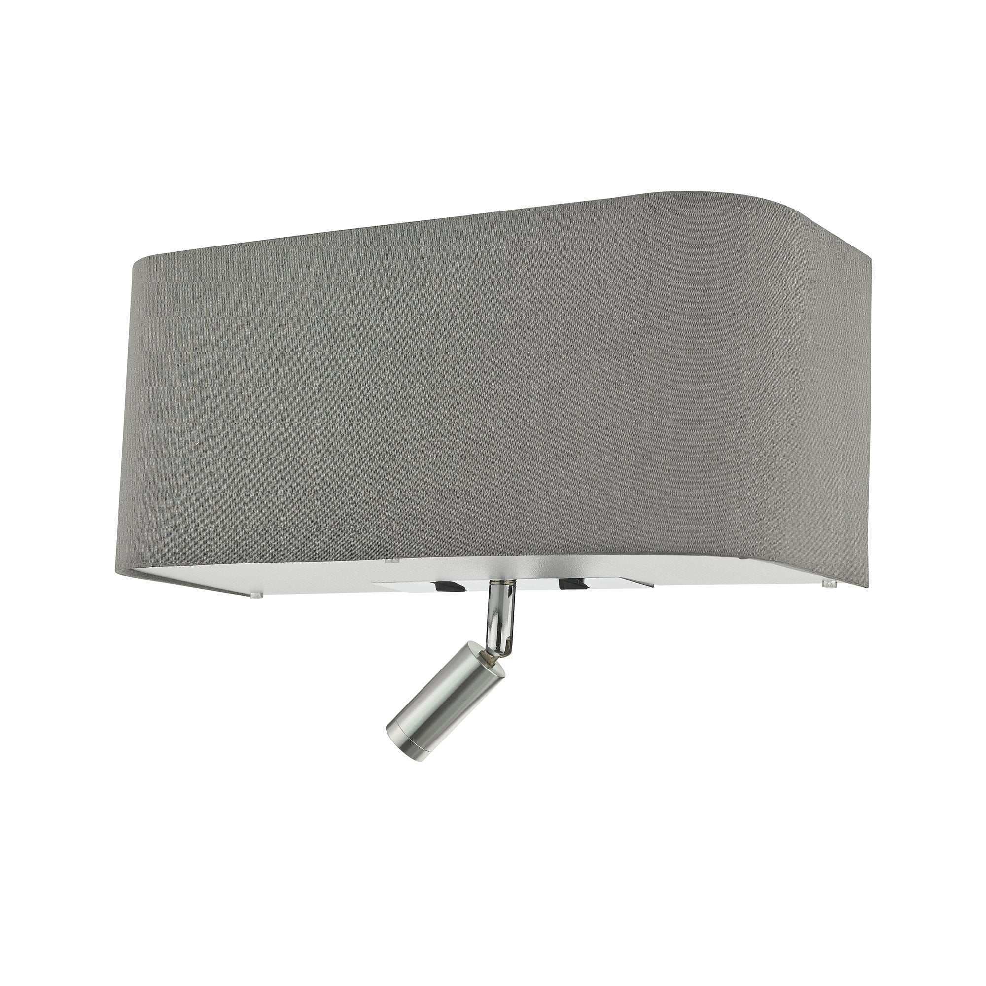 Ronda 3 Light Wall Light Grey With LED Reading Light