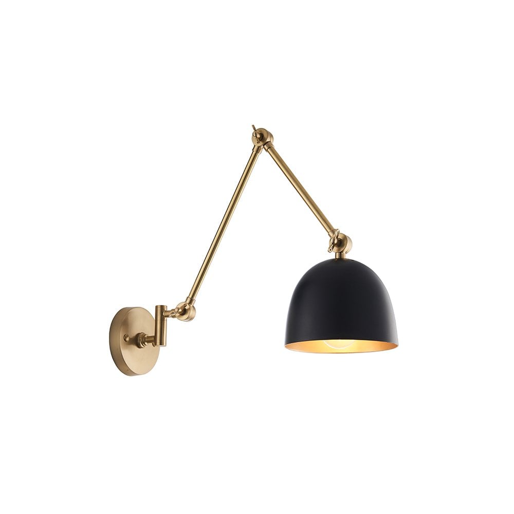 Lehal Swing Wall Light in Brass Finish