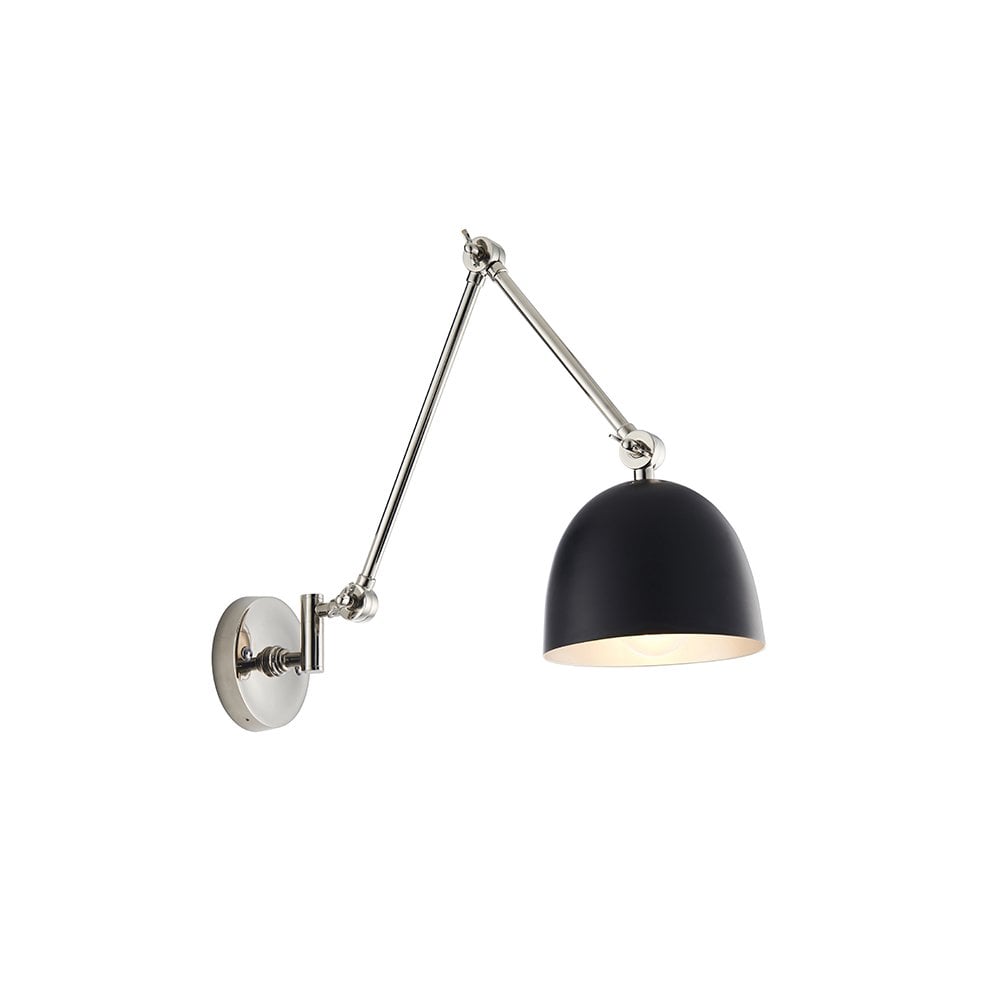 Lehal Swing Wall Light in Polished Nickel Finish