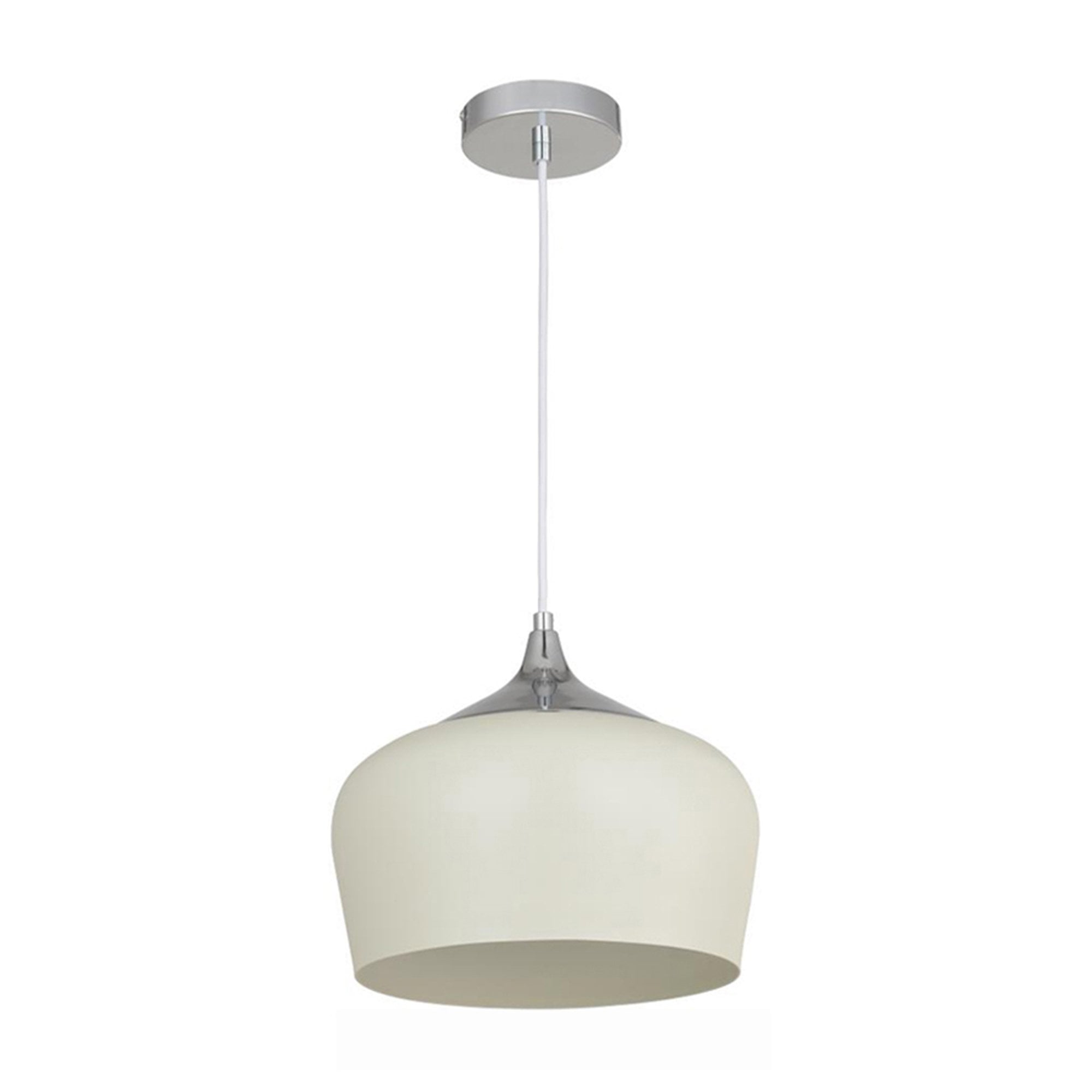Modena Cream 1 Light Metal Pendant