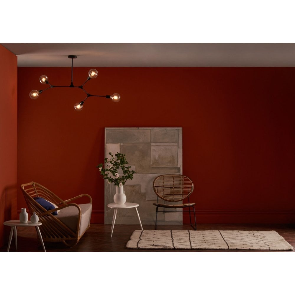 Euphemia 5 Light Pendant in Black