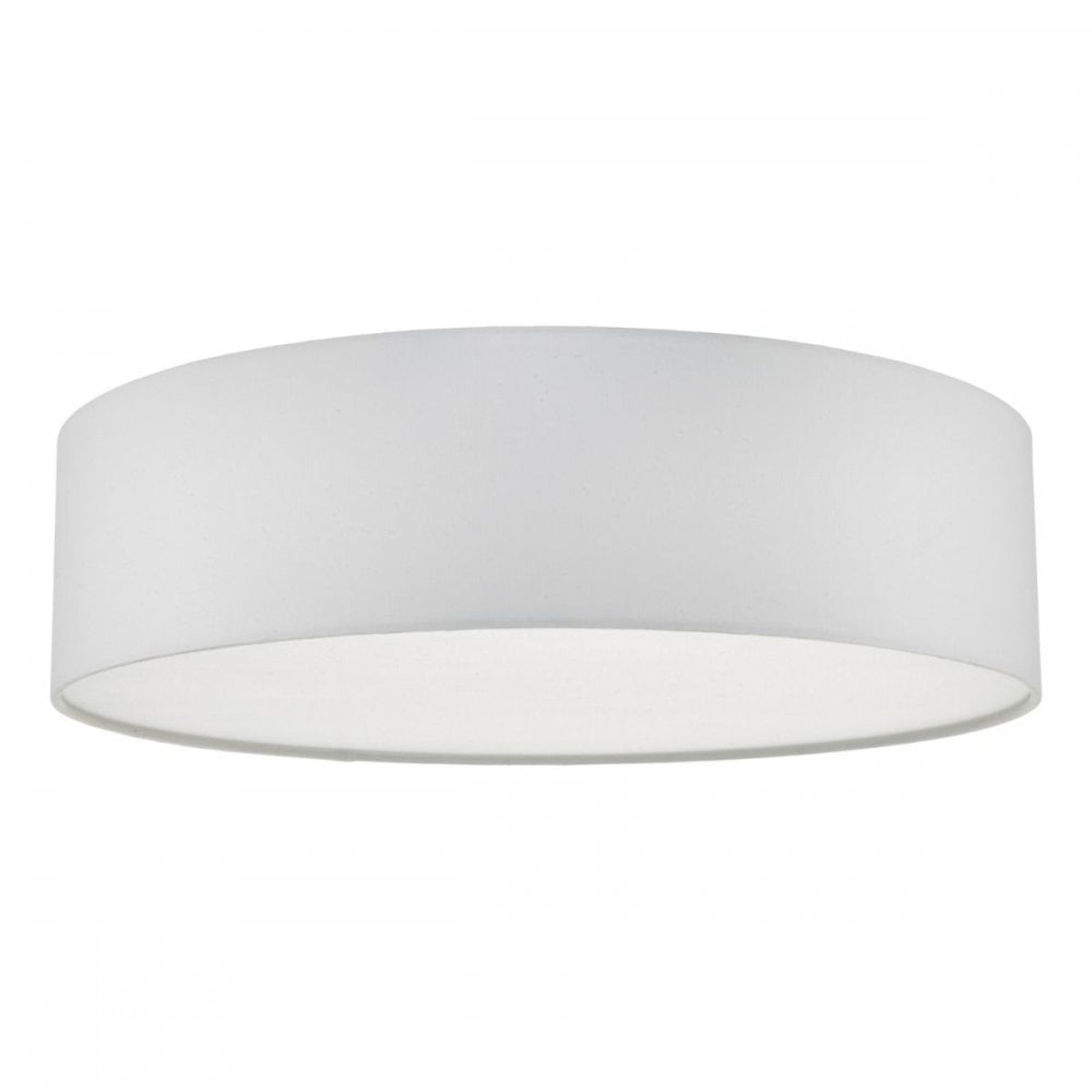 Cierro 4 Light Flush Fitting in Ivory