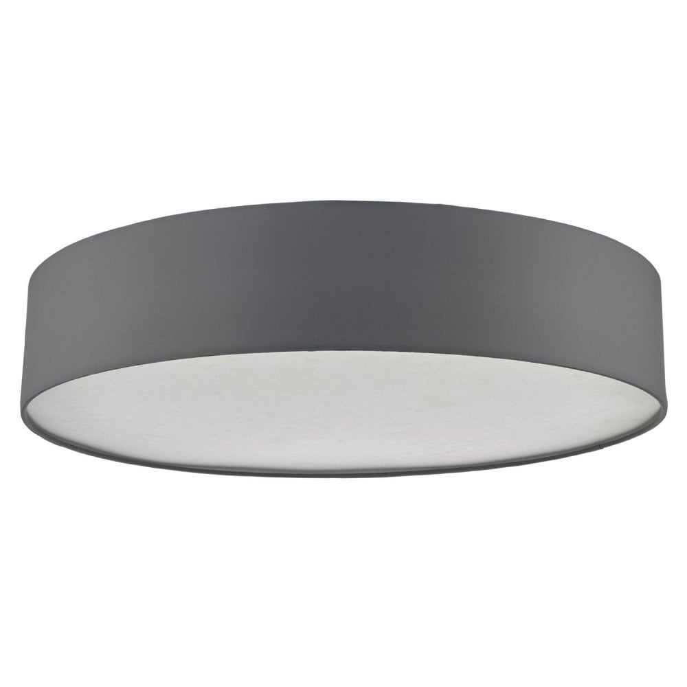 Cierro 6 Light Flush Fitting in Grey