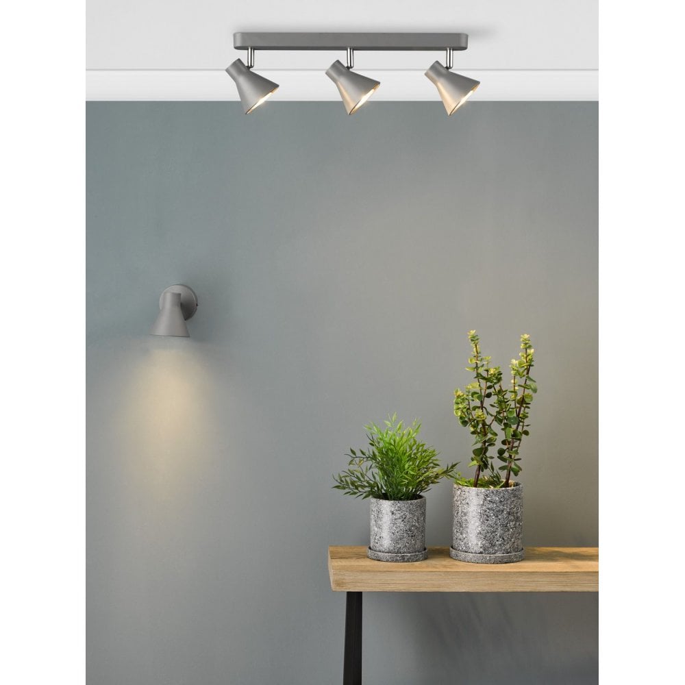 Diza Single Spotlight in Matt Grey