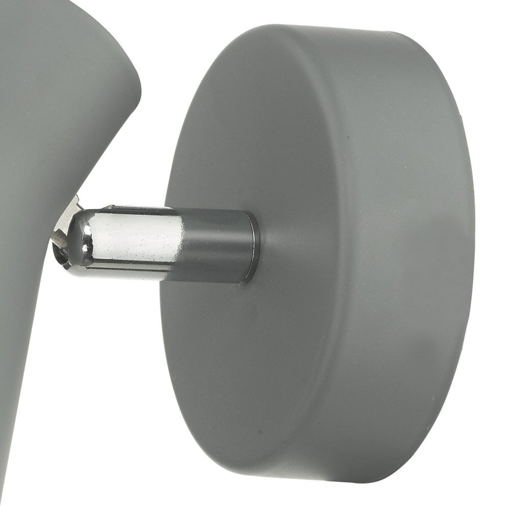 Diza Single Spotlight in Matt Grey
