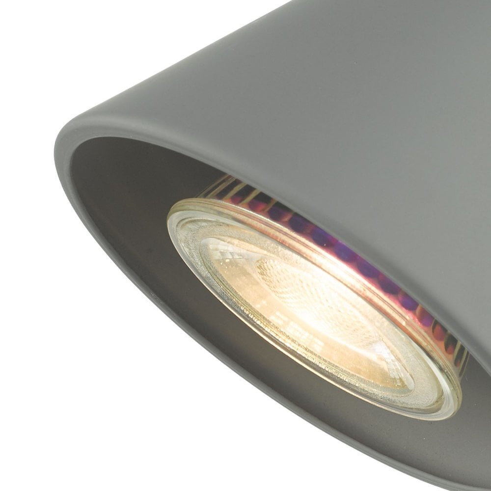 Diza Single Spotlight in Matt Grey