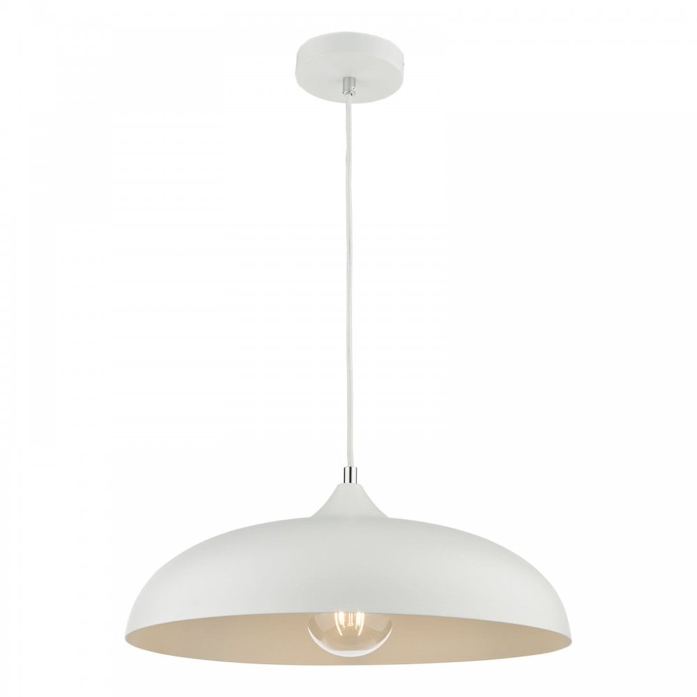Kaelan Pendant in White