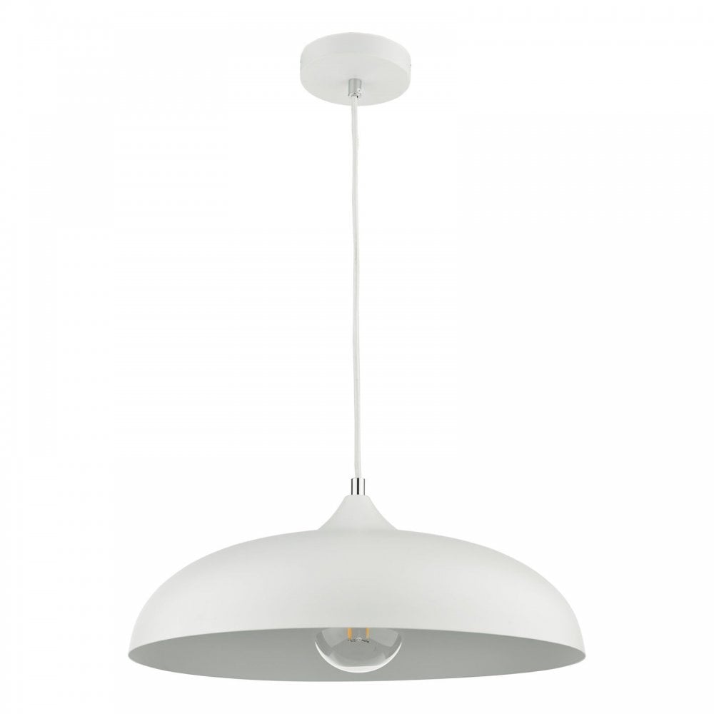 Kaelan Pendant in White