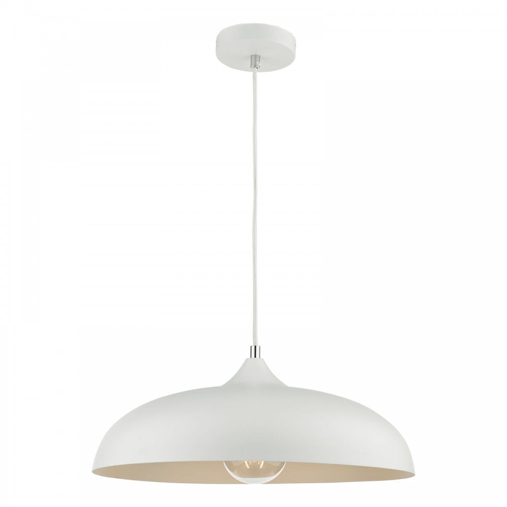 Kaelan Pendant in White