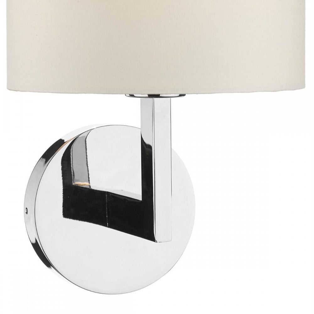 Ferrara Wall Bracket Round With Square Arm Polished Chrome Base Only